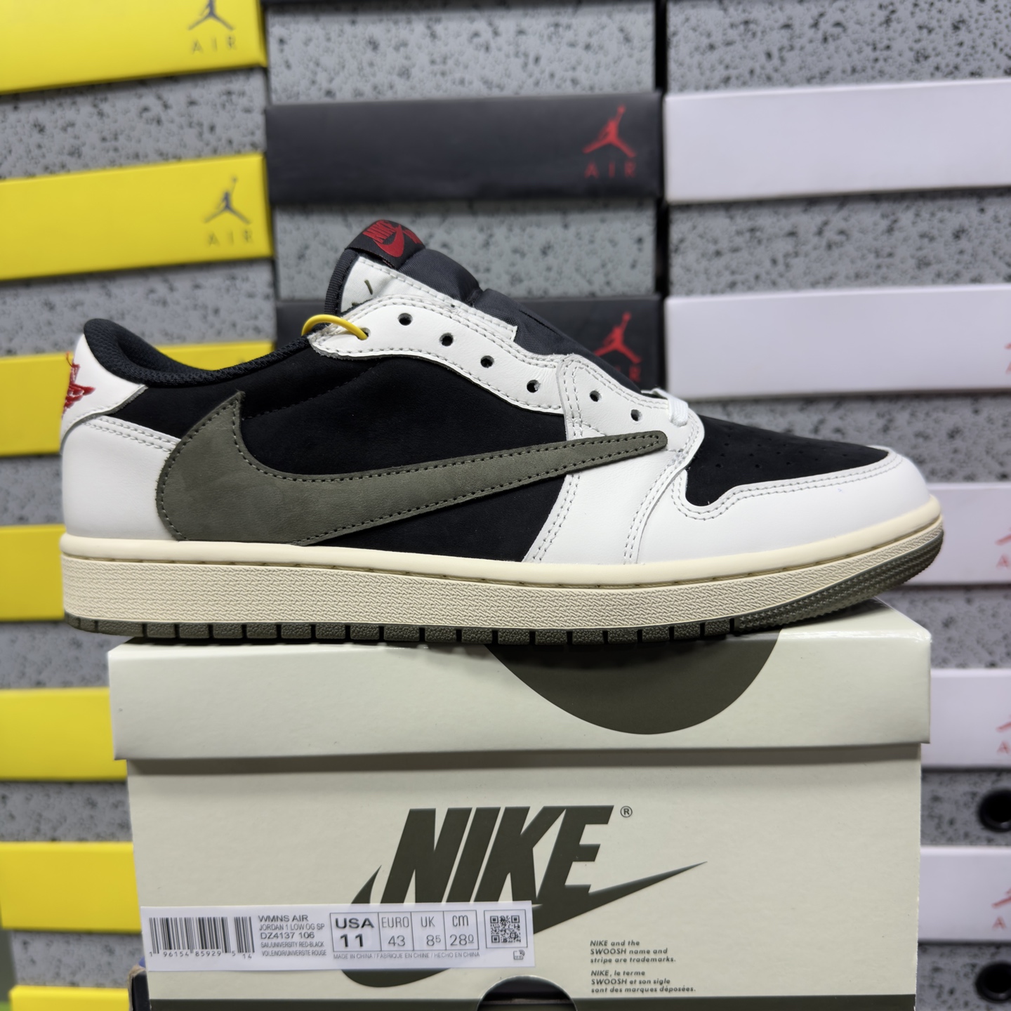Nike Jordan 1 Retro Low OG SP Travis Scott (Olive) - Image 11