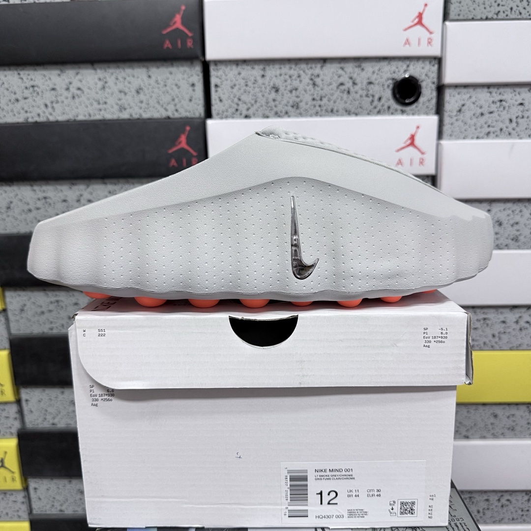 Nike Mind 001 Slide Light Smoke Grey HQ4307-003 (White)