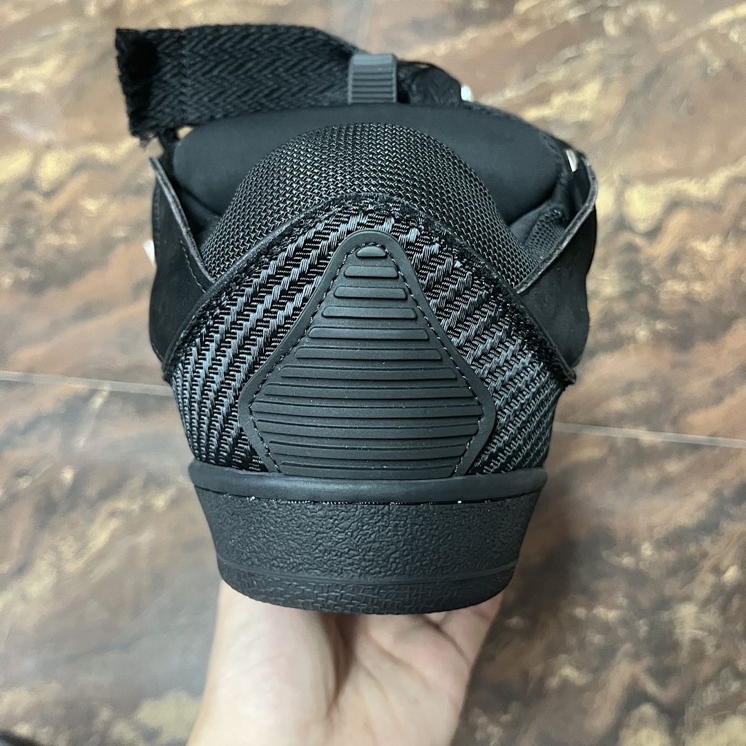 Lanvin Leather Curb (Triple Black) - Image 9