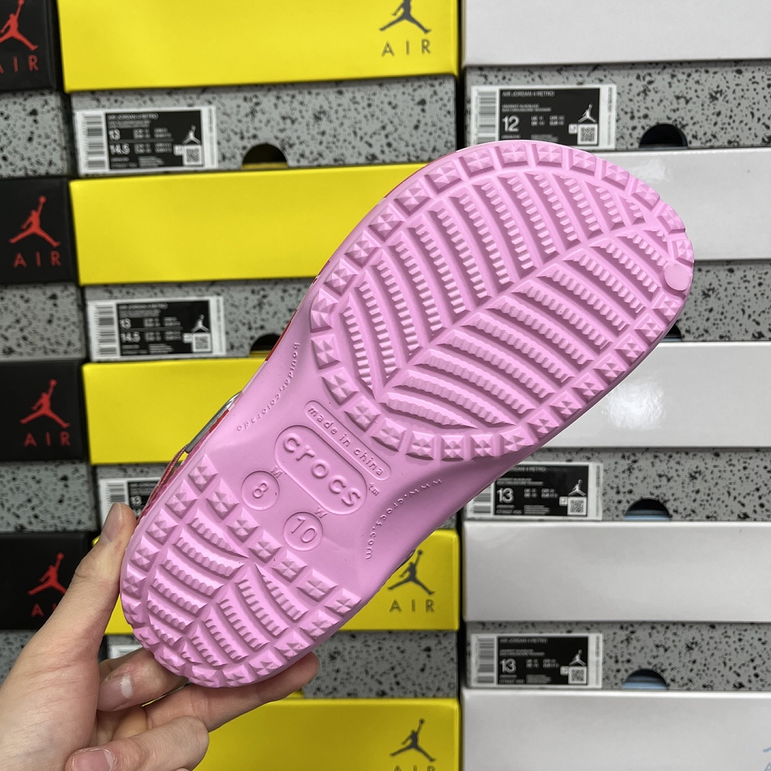 Crocs Classic Clog A Bathing Ape ABC Camo Pink Print - Image 7