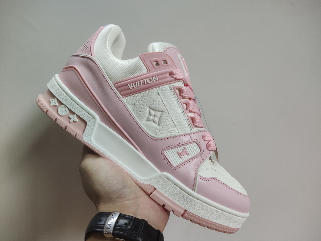 Louis Vuitton LV Trainer Pink Rose - Image 2