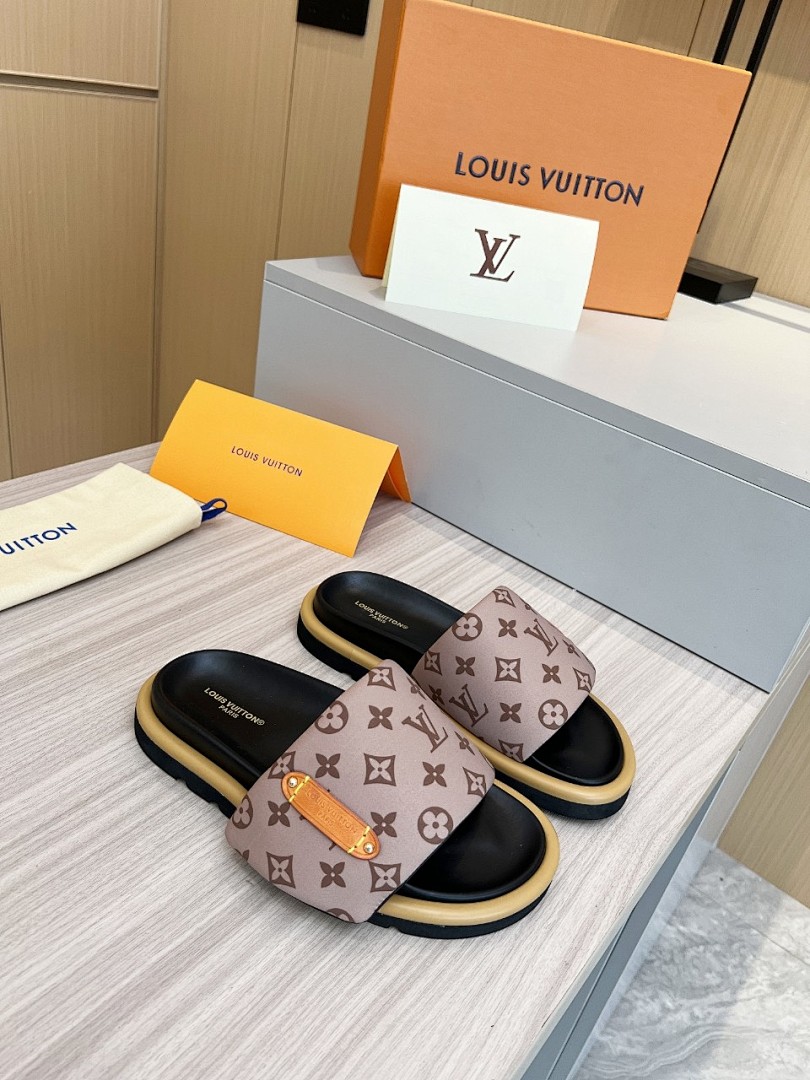Louis Vuitton Velcro Slippers - Image 9