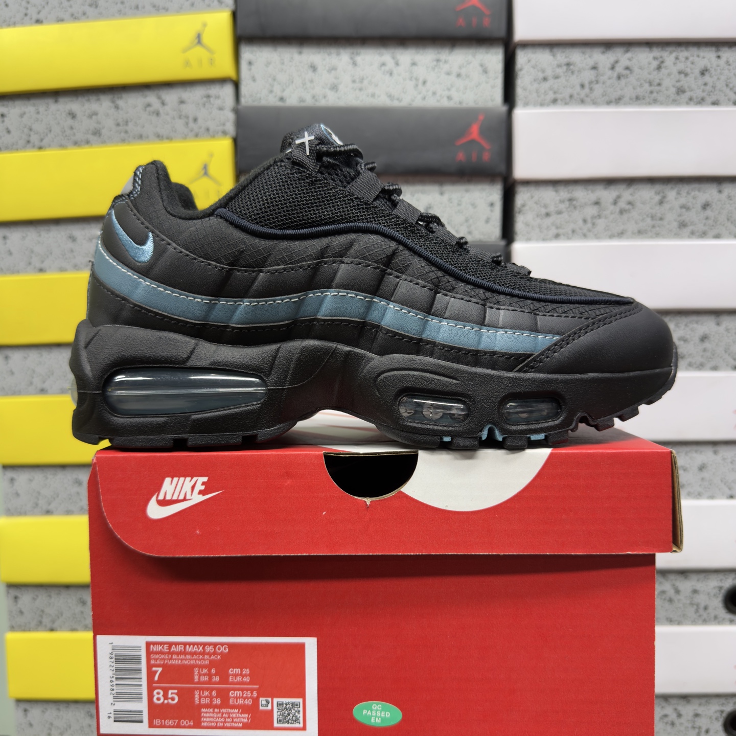 Nike Air Max 95 OG Big Bubble Smoky (Blue Black) - Image 10