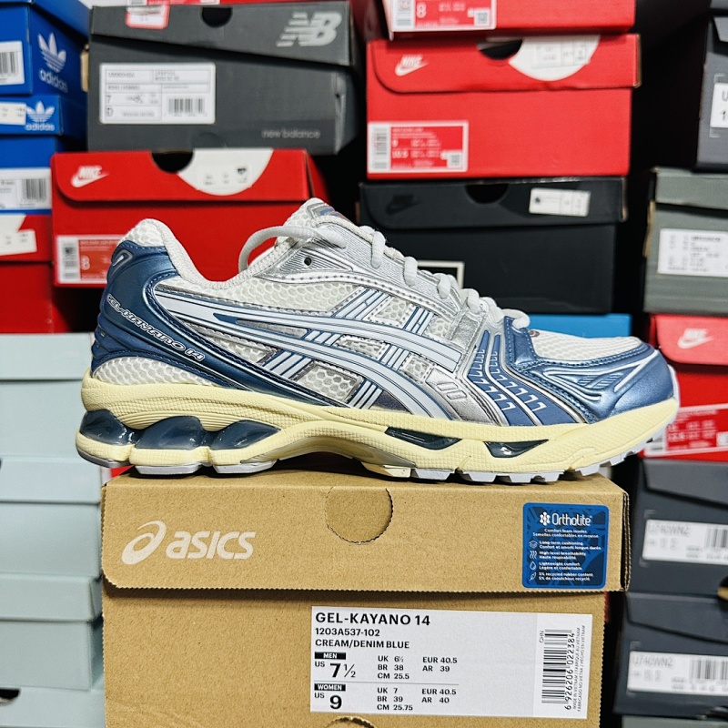 ASICS Gel-Kayano 14 Cream Metallic Blue 1203A537-102 (Silver)