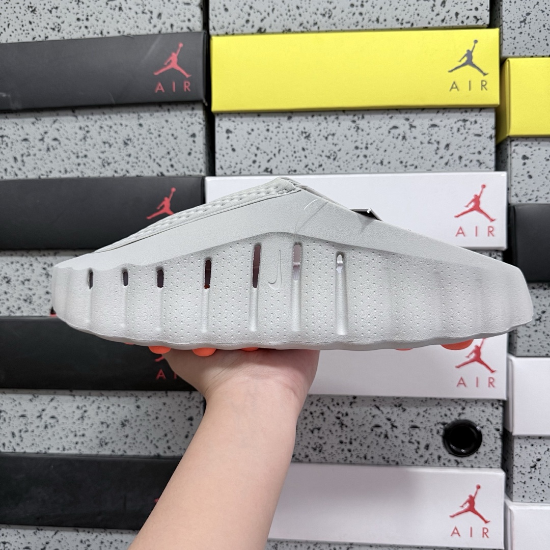 Nike Mind 001 Slide Light Smoke Grey HQ4307-003 (White) - Image 2
