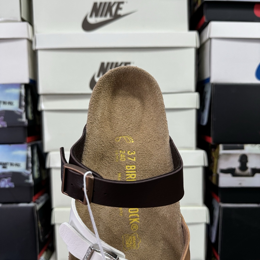 Birkenstock Birken Arizona Birkibuc Double Buckle Flip Flops - Image 7