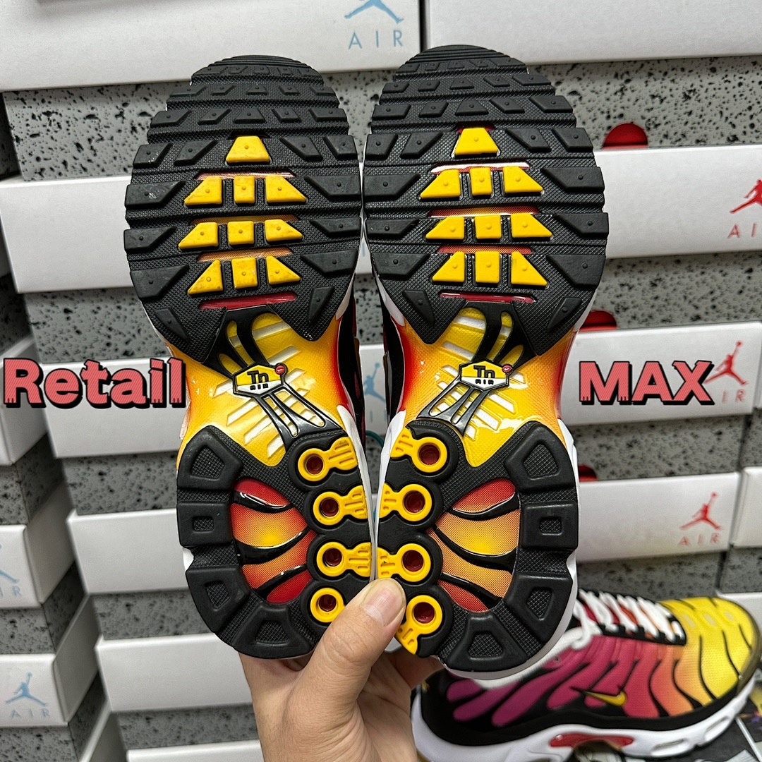 Nike Air Max Plus Yellow Pink Gradient - Image 4