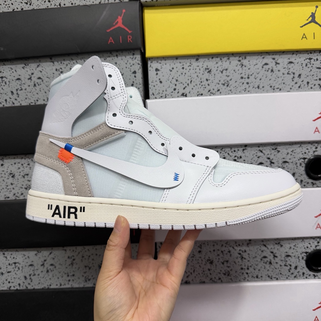 Nike Jordan 1 Retro High Virgil Abloh Archive Alaska - Image 7