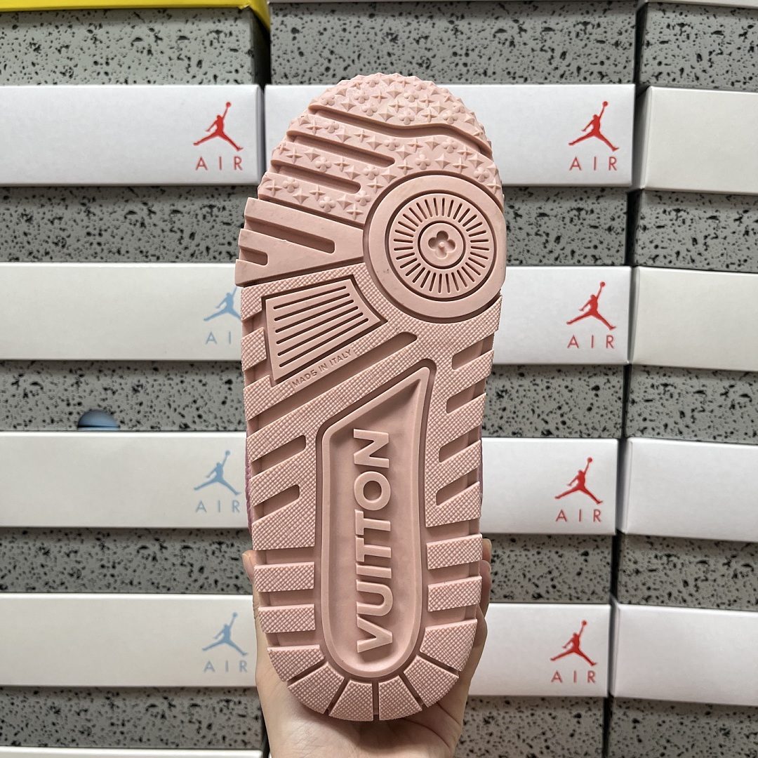 Louis Vuitton Trainer Maxi (Pink White) - Image 8
