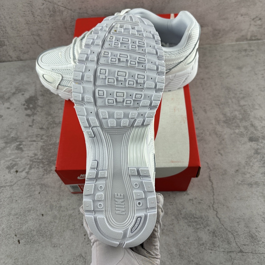 Nike P-6000 (Triple White) - Image 7