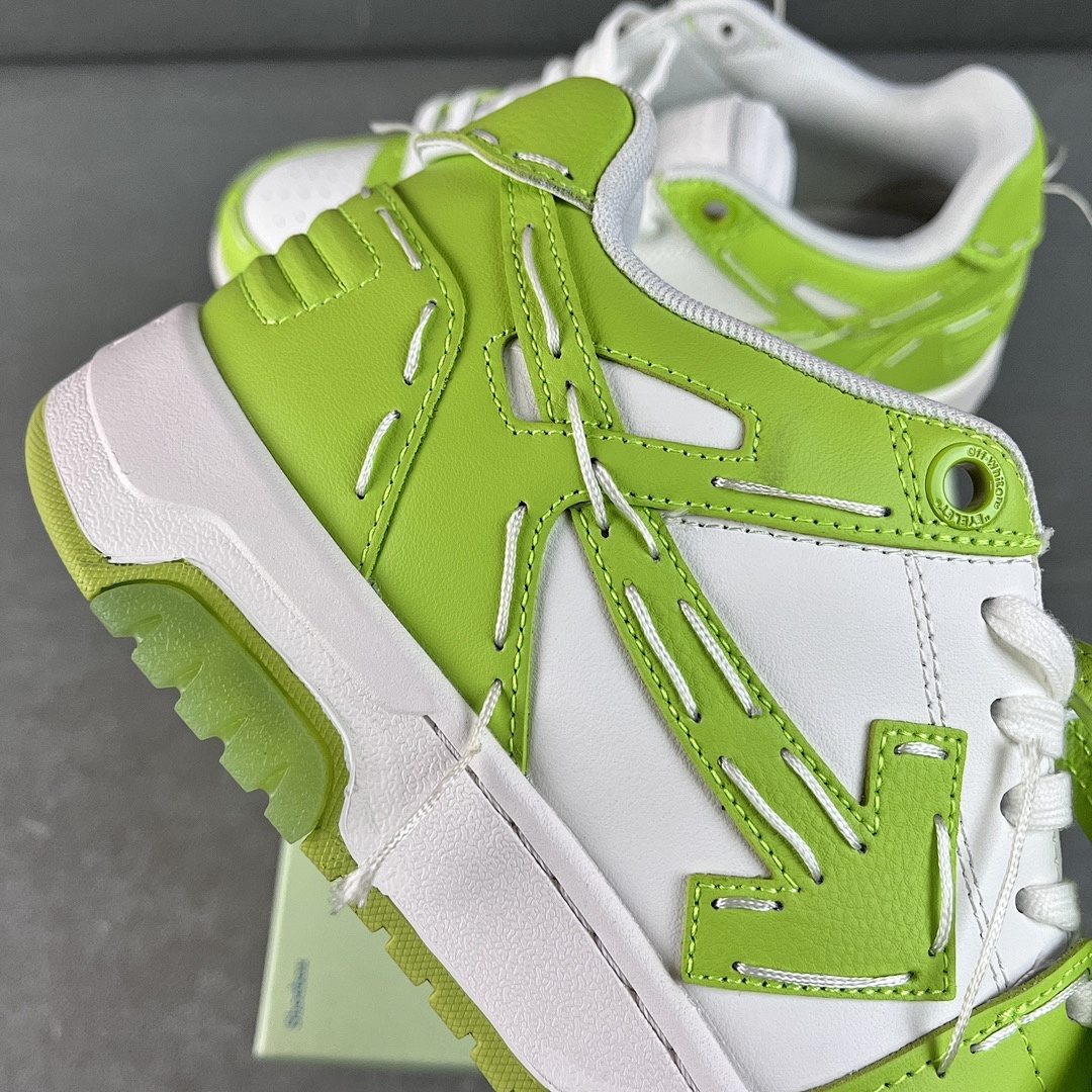 Off-White White Green Stitching - Image 7