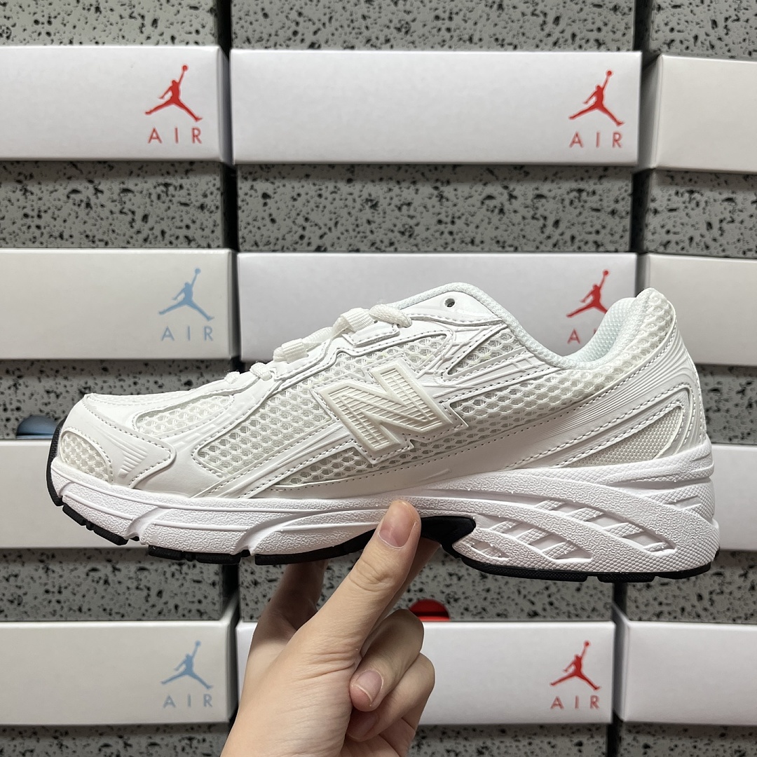 New Balance 740 (Triple White) - Image 2