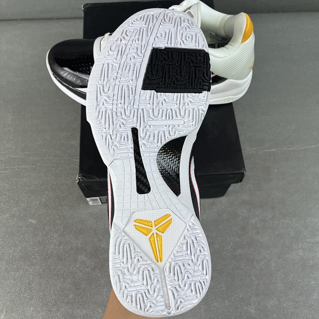 Nike Kobe 5 Protro Bruce Lee Alternate (Black White) - Image 6