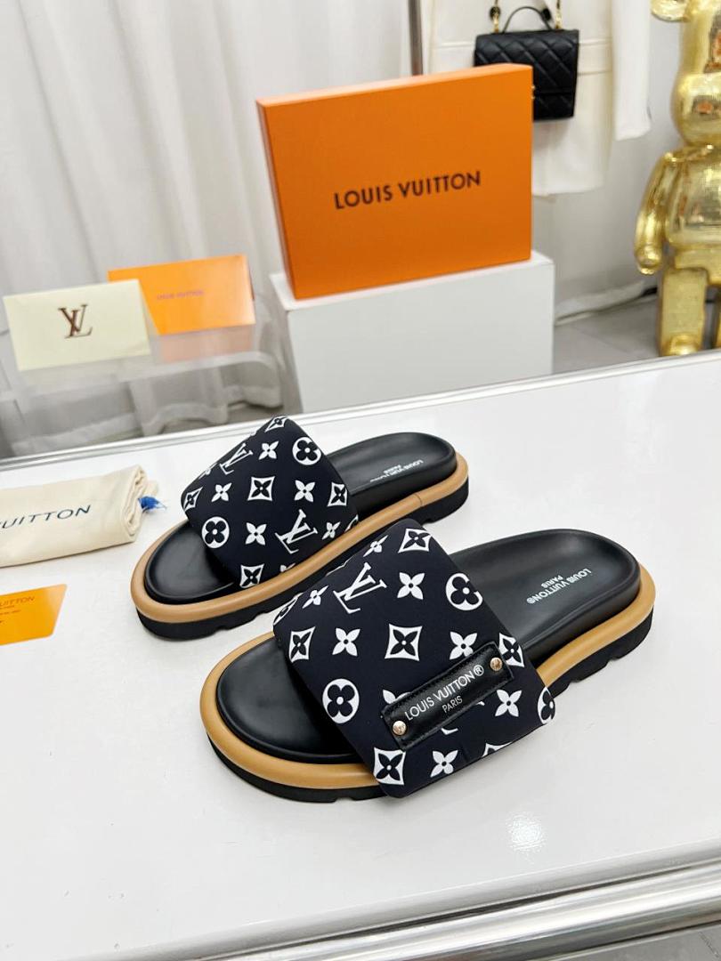 Louis Vuitton Velcro Slippers - Image 8