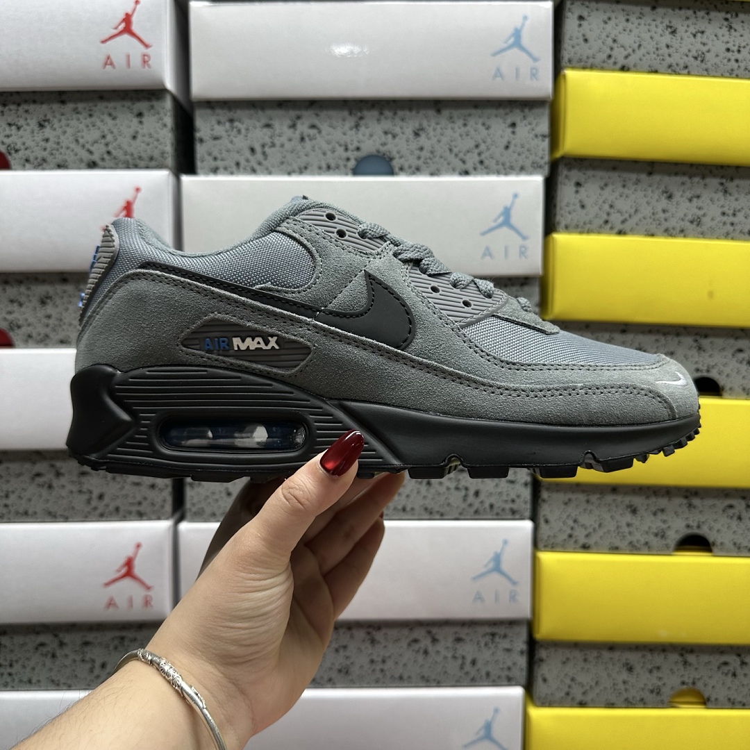 Nike Air Max 90 Smoke Grey Light Photo (Blue) - Image 10