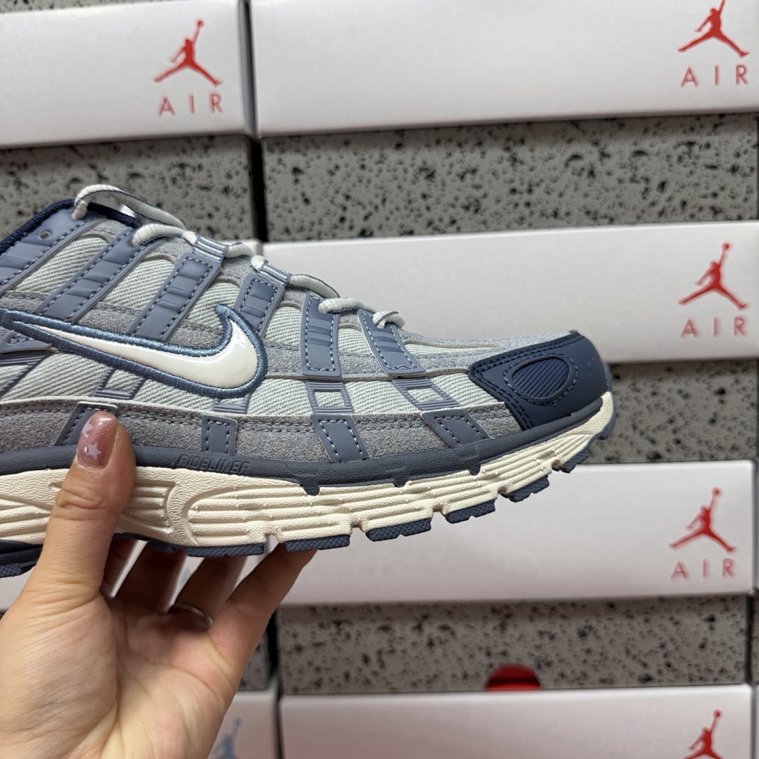 Nike P-6000 SE Worn Blue Denim - Image 3