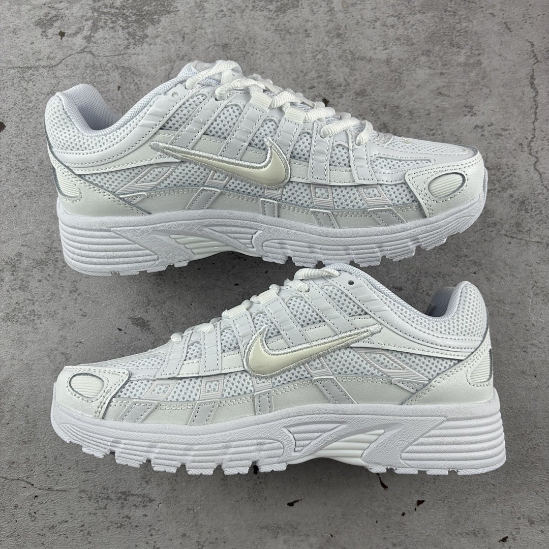 Nike P-6000 (Triple White) - Image 3