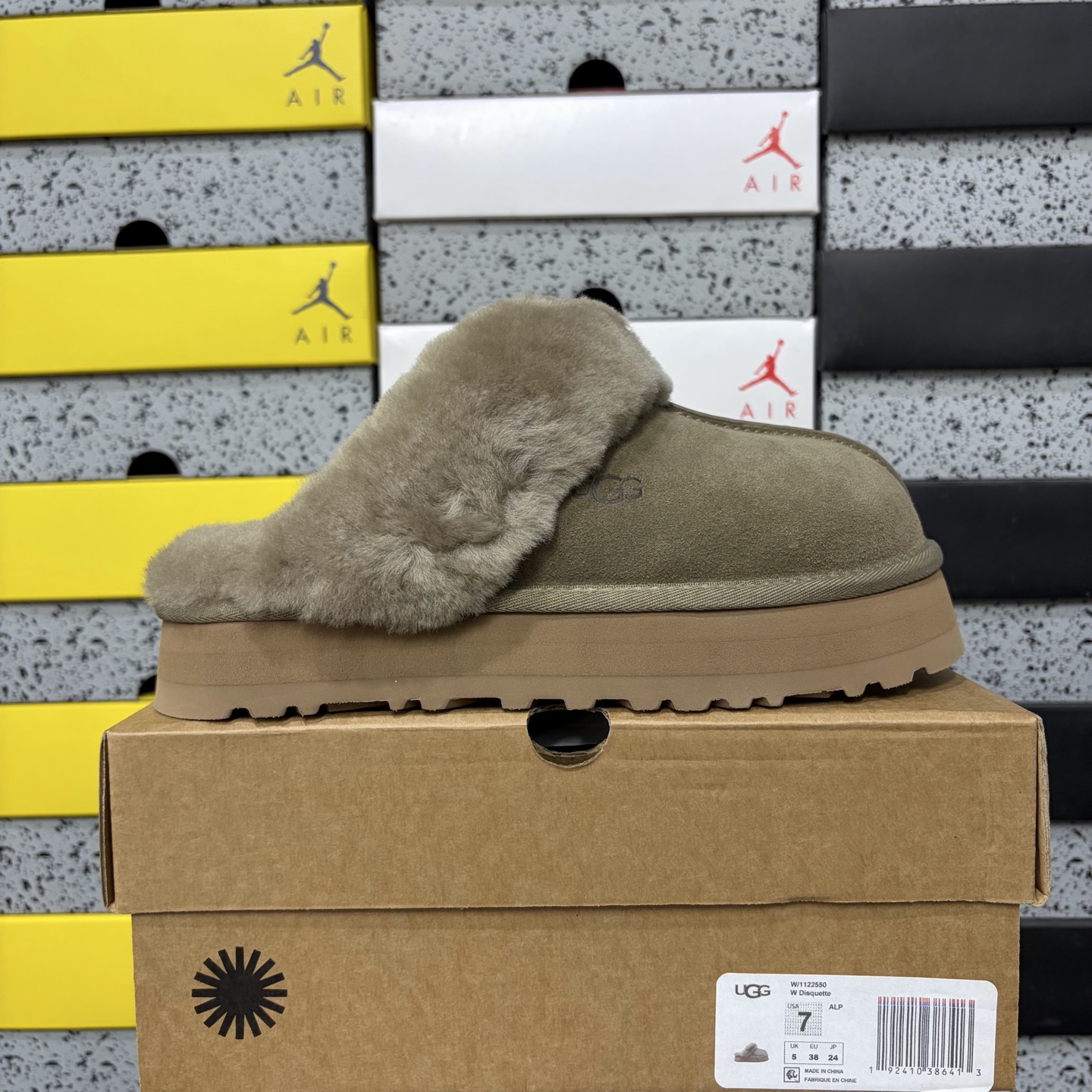 UGG Disquette Slipper 3Cm Star Brown -2550 - Image 10