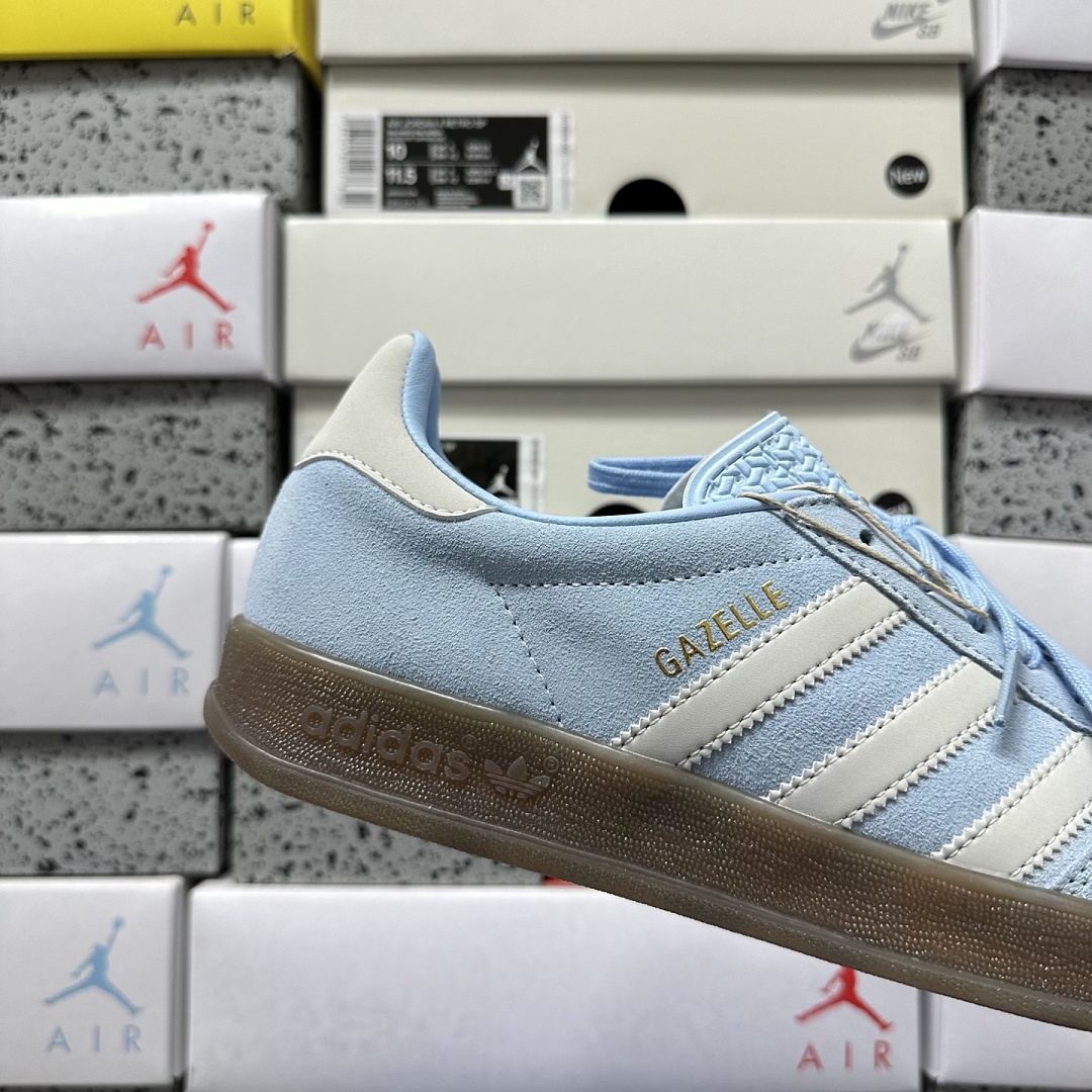 Adidas Gazelle Indoor Clear Sky Off White JI2717 - Image 8