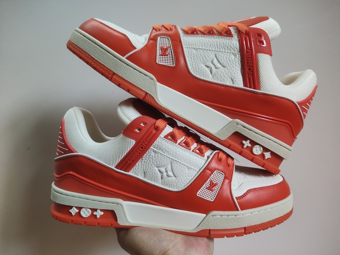 Louis Vuitton LV Trainer (Orange) - Image 7