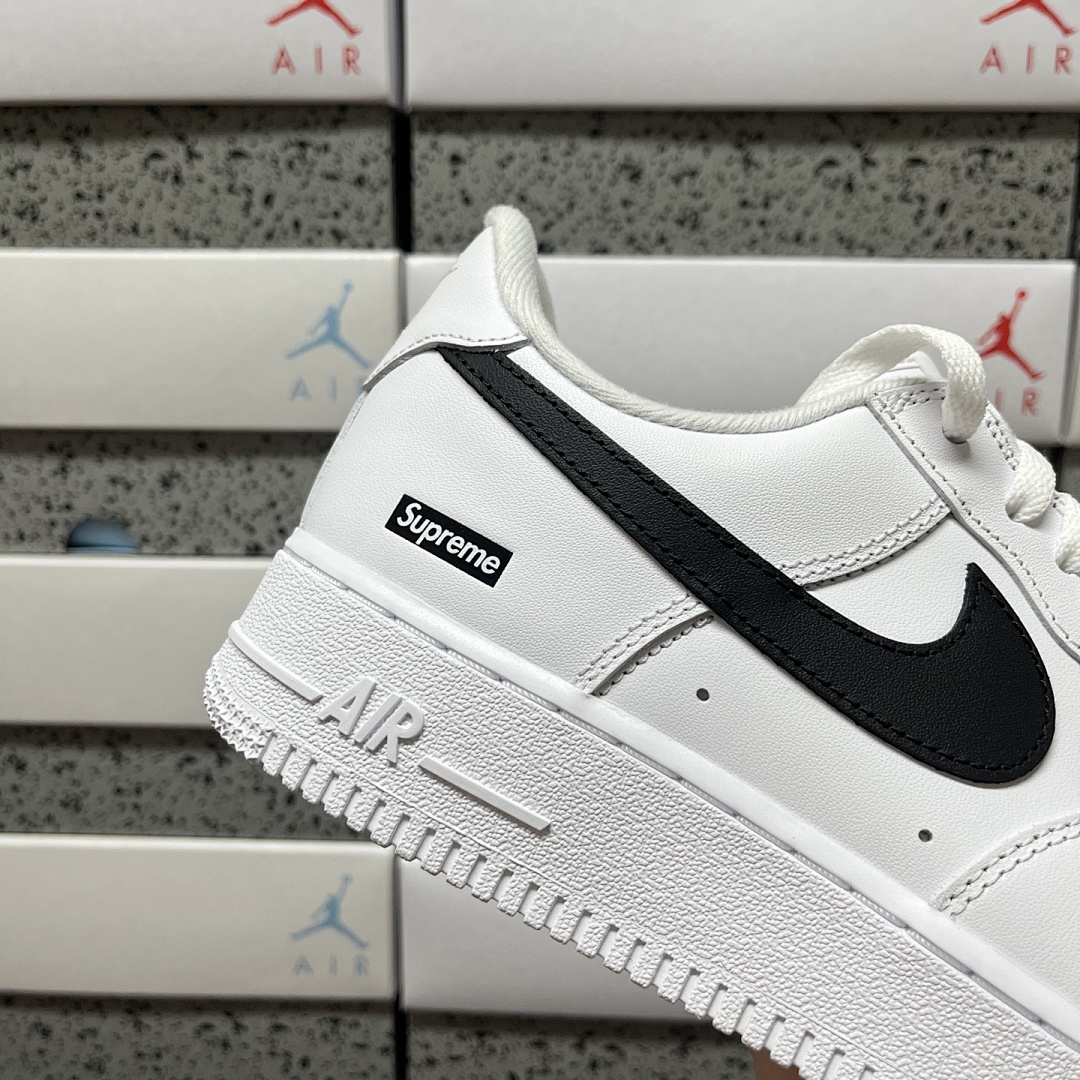 Other Air Force 1 Low Supreme White Black Sup - Image 7