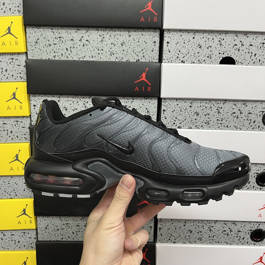 Nike Air Max Plus PSG Paris Saint-Germain Black Particle (Grey) - Image 2