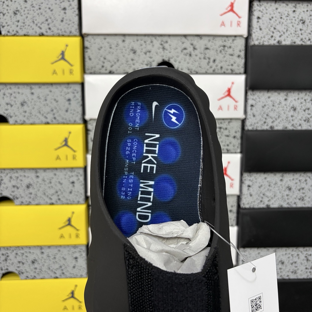 Nike Mind 001 Slide Fragment Black IQ8502-001 Collab - Image 5
