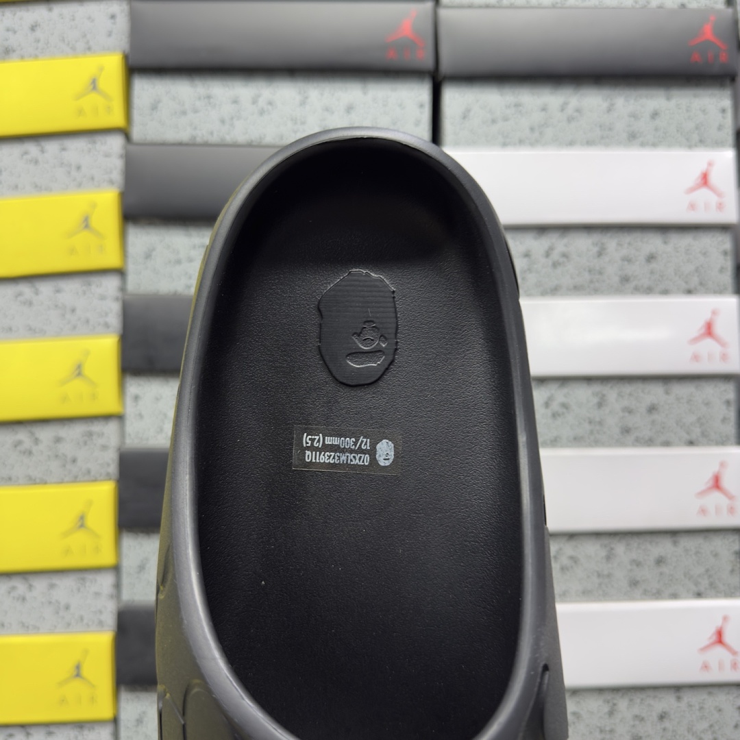 Bape Slide #1 (Black Solid Camo) - Image 6
