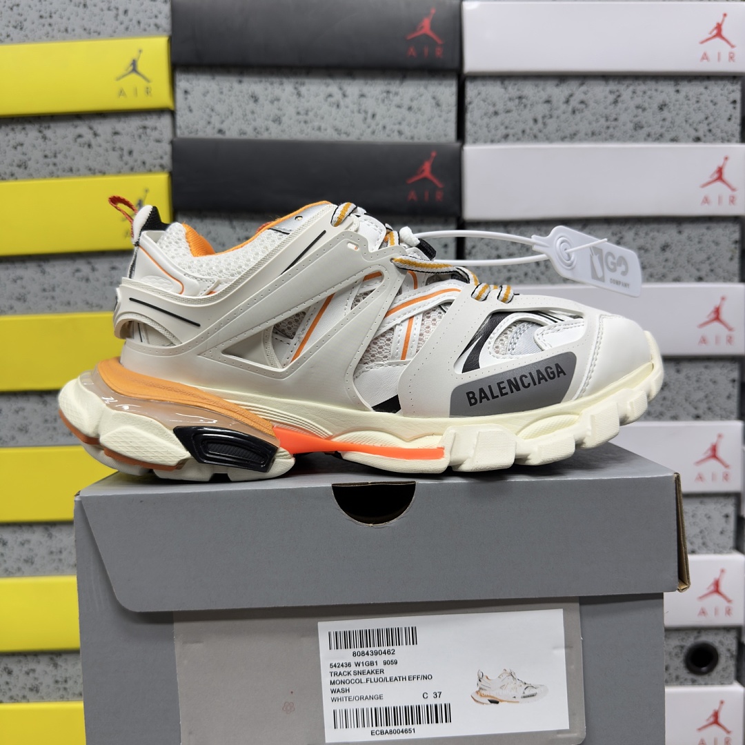 Balenciaga BLCG Track 9059 (White Orange)
