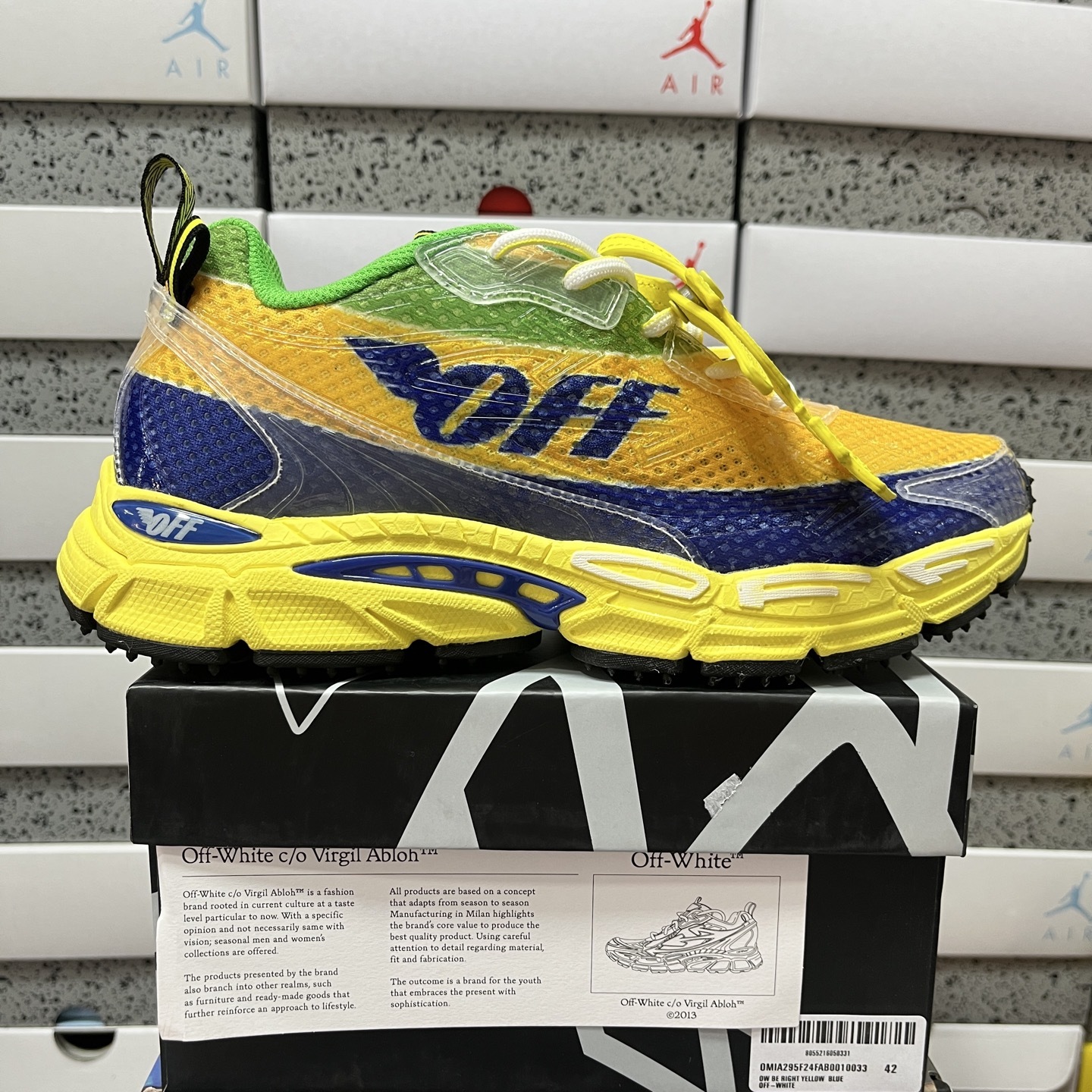 Off-White Be Right Back Formula 1 (Yellow Blue) - Image 12