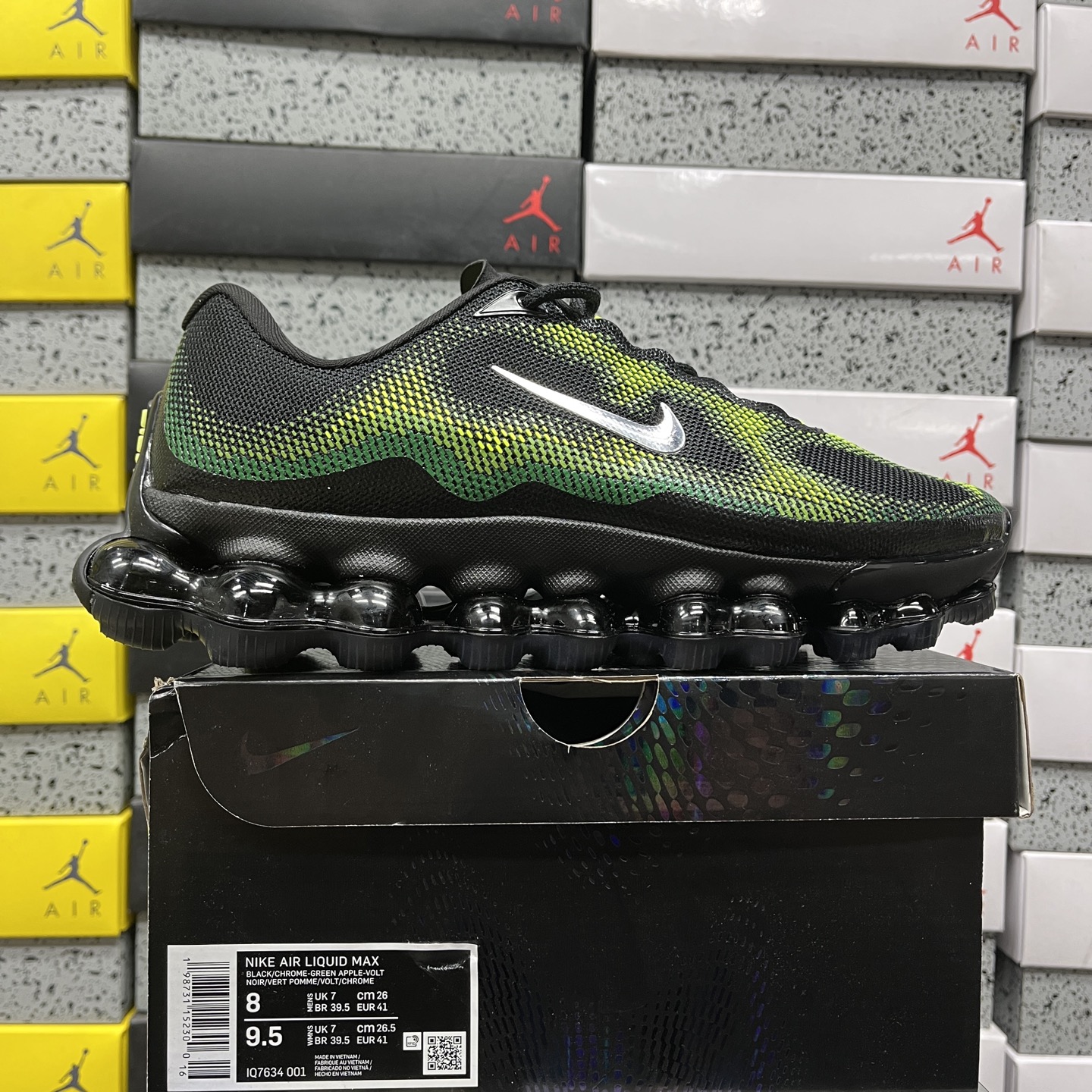 Nike Air Liquid Max Black Green Apple IQ7634-001 - Image 11