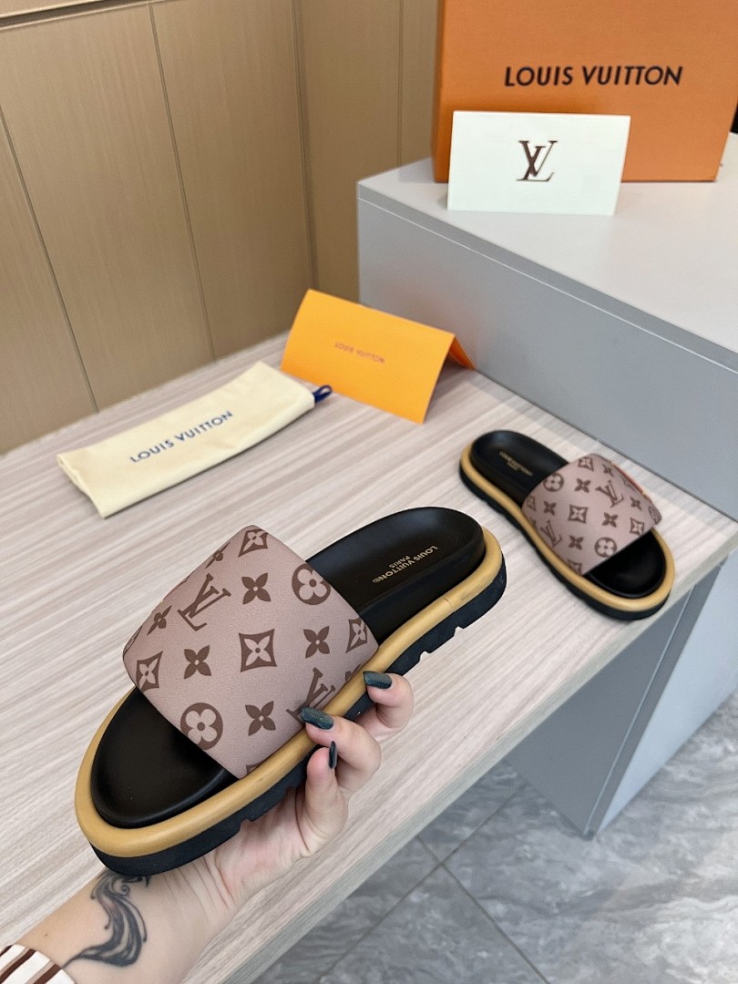 Louis Vuitton Velcro Slippers - Image 5