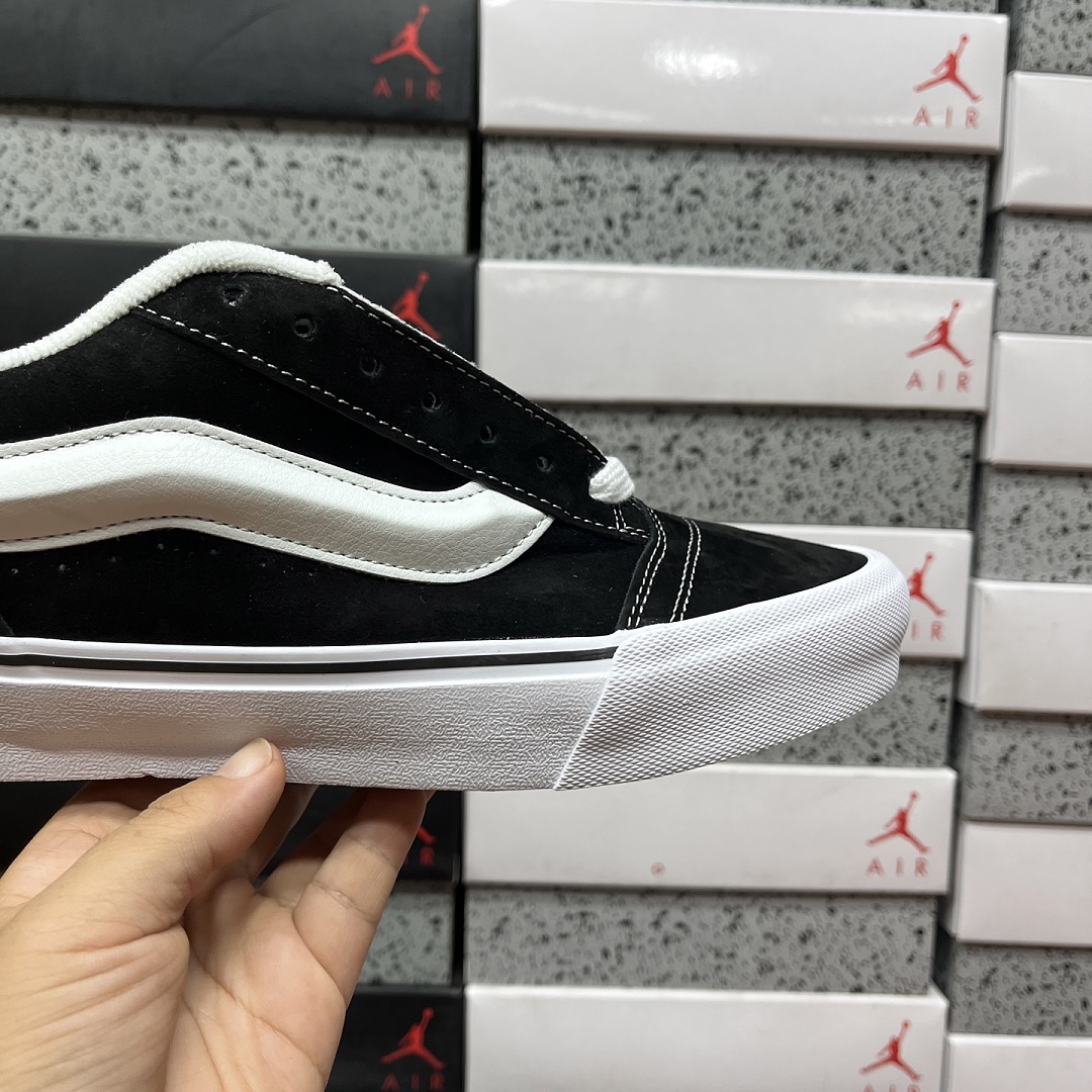 Vans Knu Skool (Black White VN) - Image 5