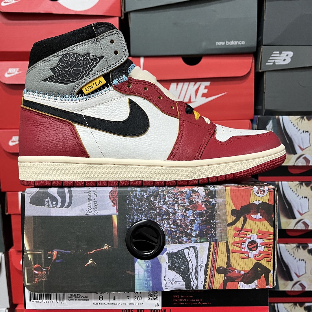 Nike Union LA Chicago Shadow UN Patchwork (Grey Red)