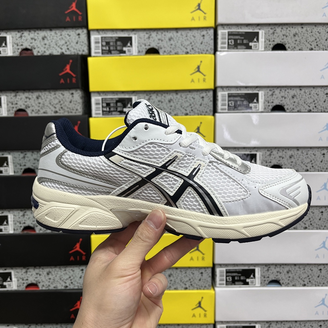 ASICS Gel 1130 White / (Dark Blue) - Image 7