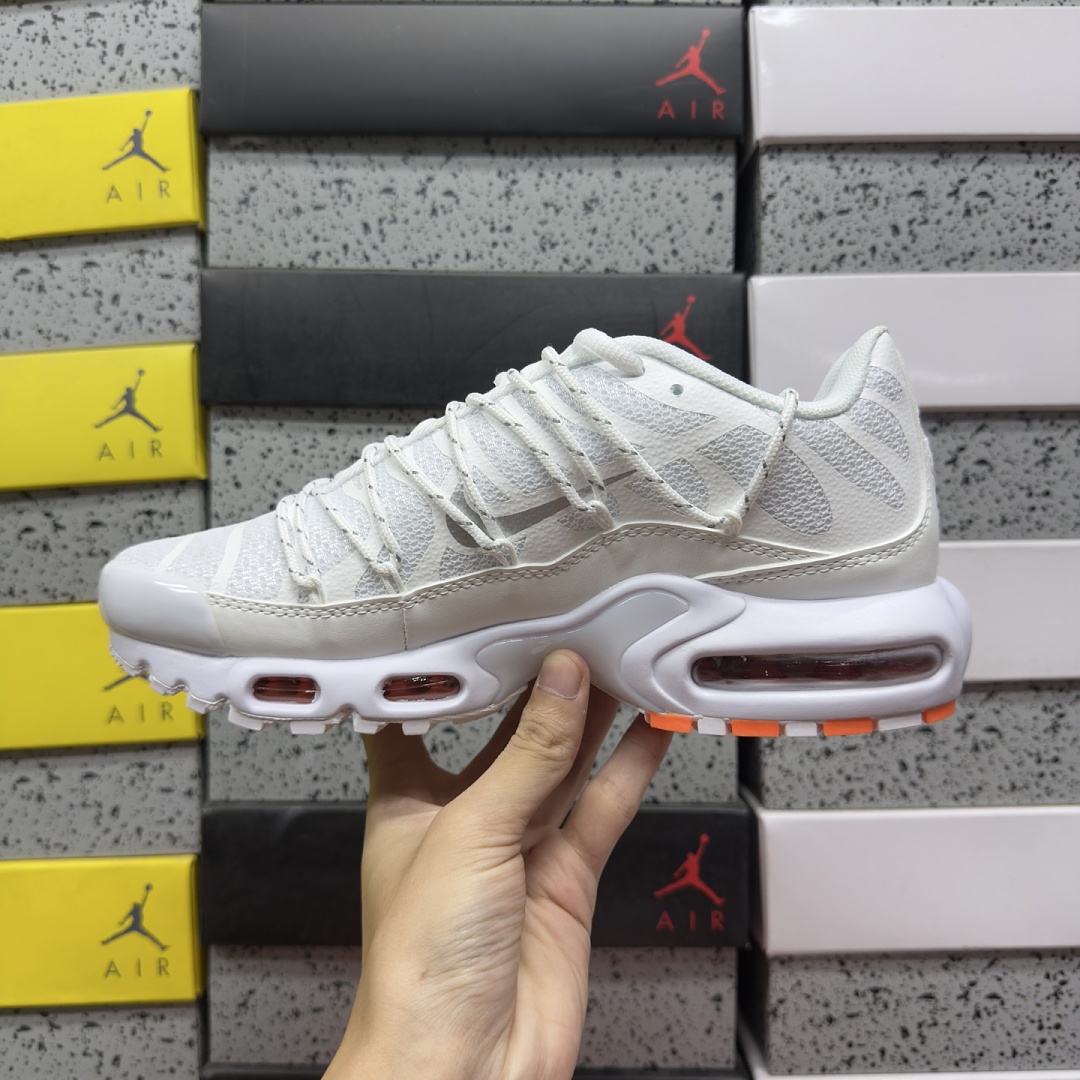 Nike Air Max Plus Utility Safety Orange Pure Platinum FJ4232-100 White (Strap) - Image 9