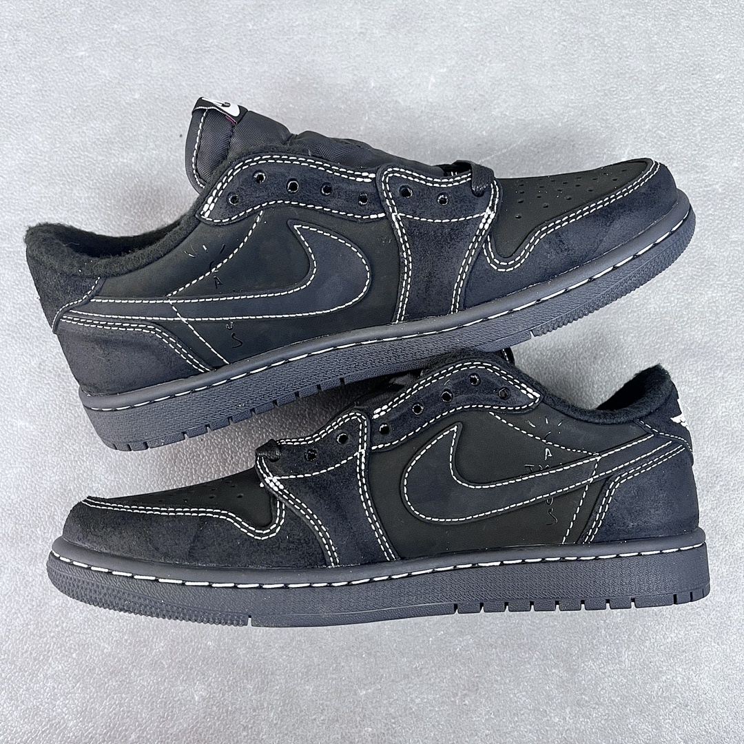 Chanel Travis Scott X Air Jordan 1 Low OG “Black Phantom - Image 2