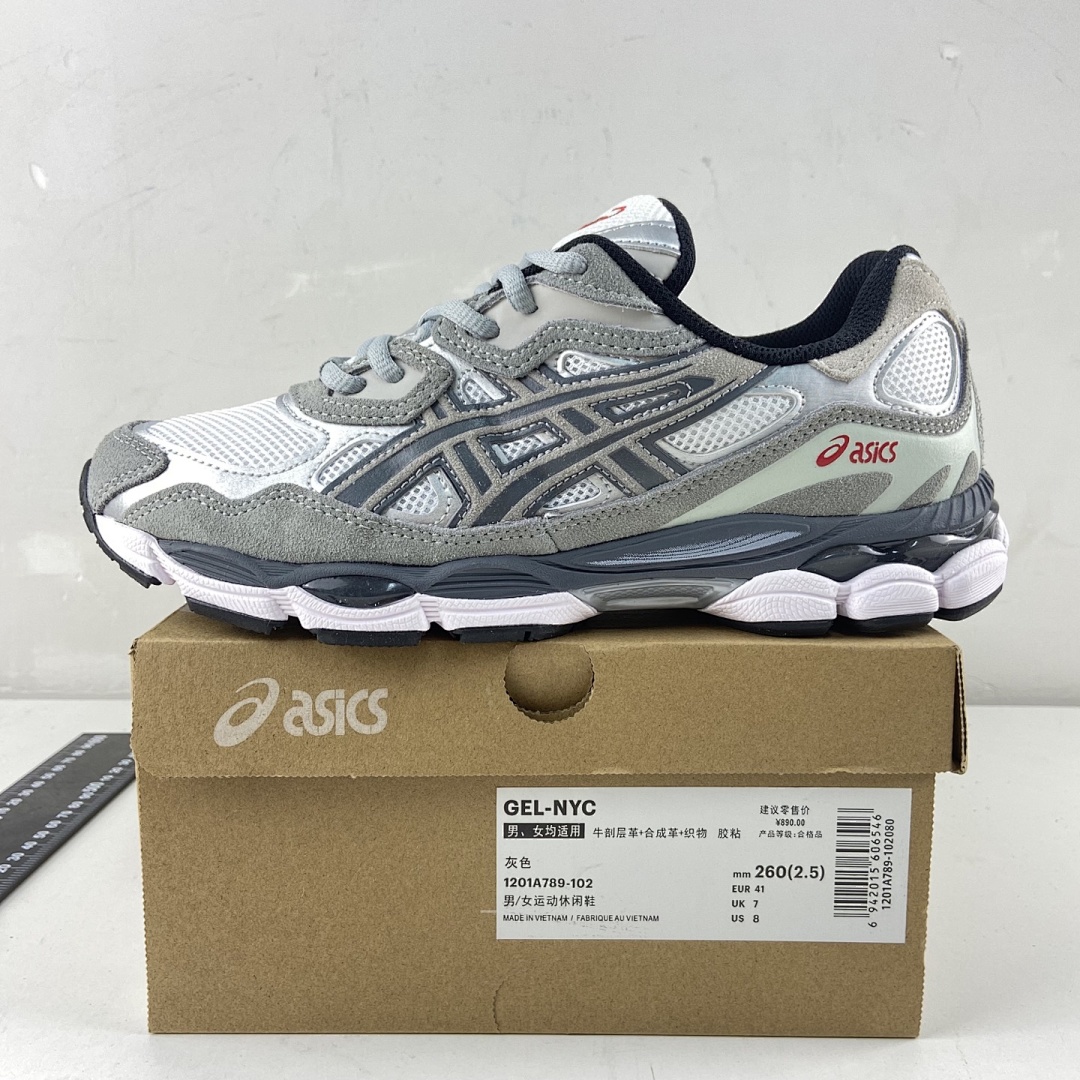 ASICS Gel-NYC White Steel Grey NYC - Image 4