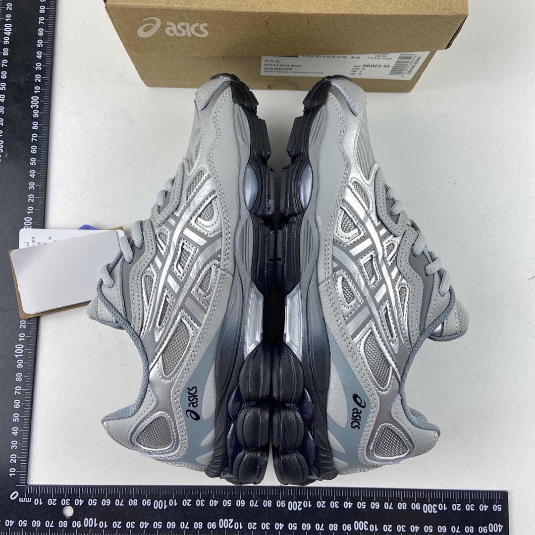 ASICS Gel-NYC Mid Grey Sheet Rock NYC (Silver) - Image 9