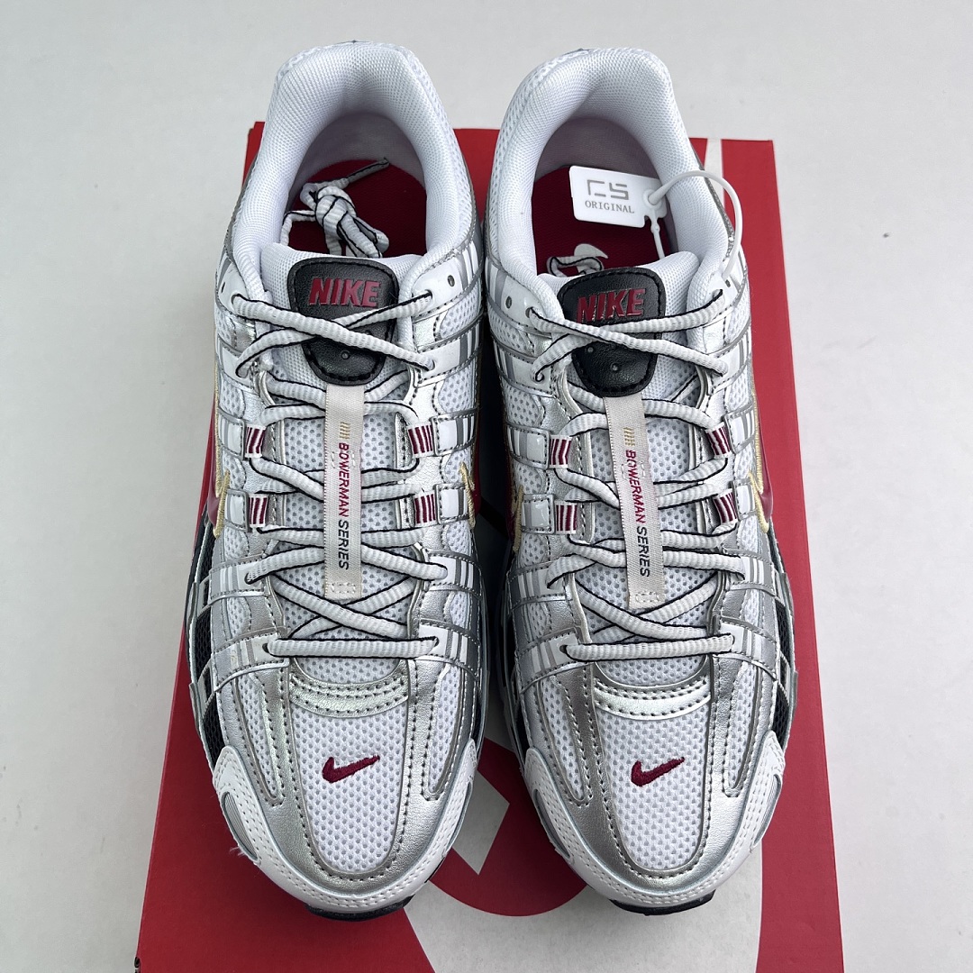 Nike P-6000 White Gold Red BV1021-101 - Image 4