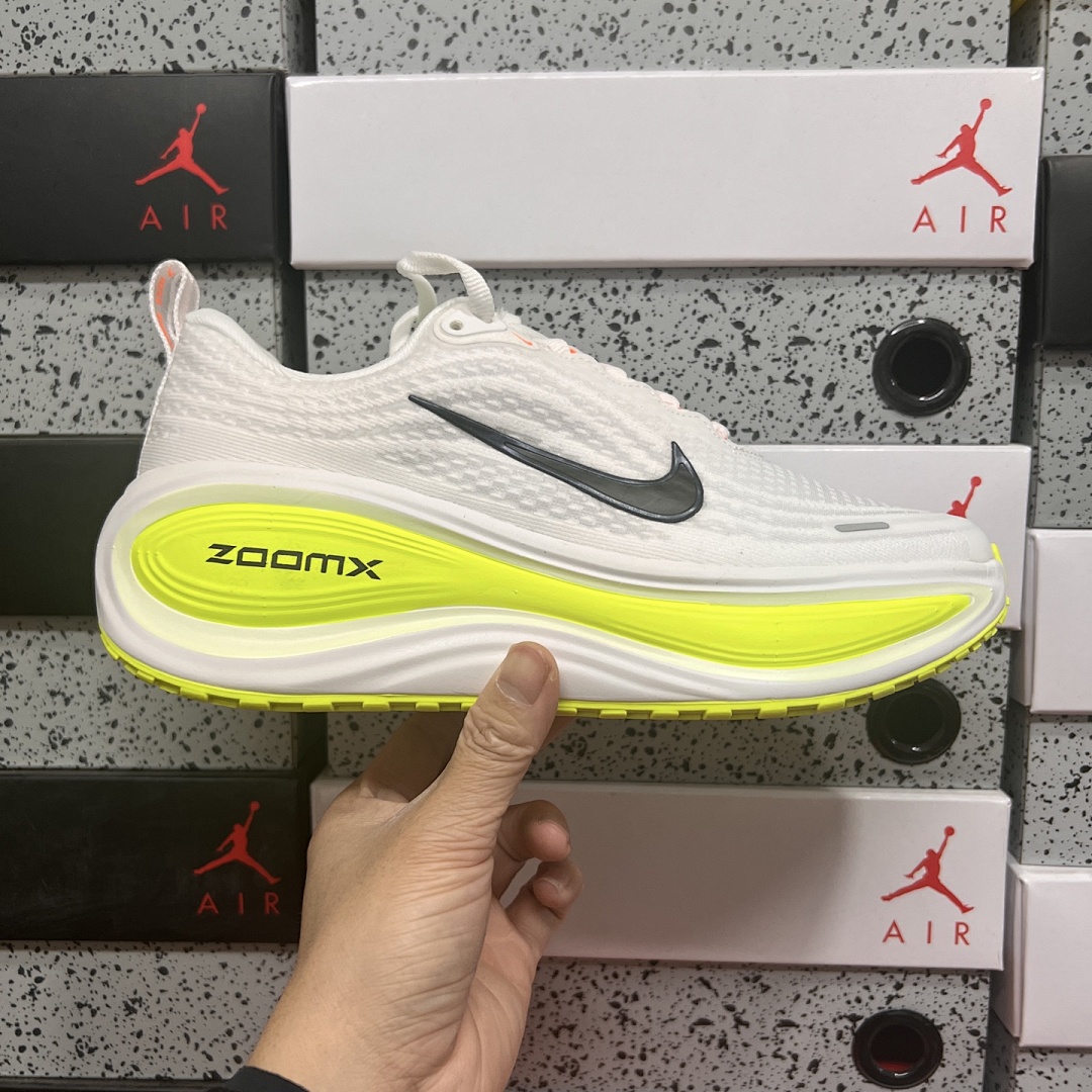 Nike Vomero Plus White Barely Volt (Black) - Image 9