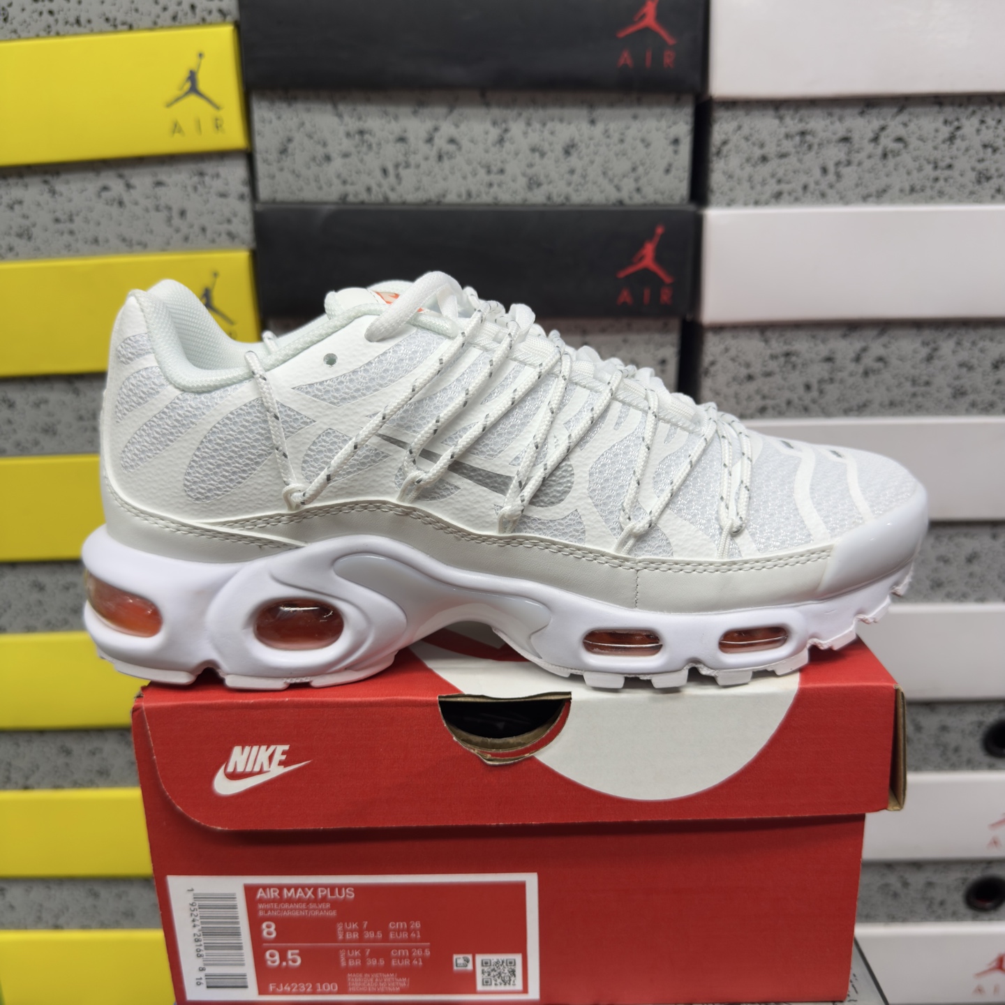 Nike Air Max Plus Utility Safety Orange Pure Platinum FJ4232-100 White (Strap) - Image 10