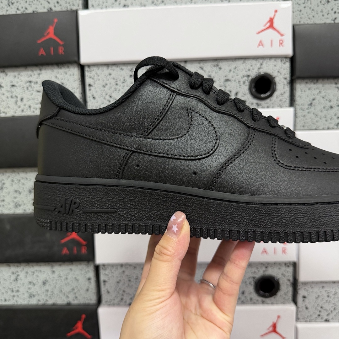 Nike Air Force 1 Low '07 (Black) - Image 6