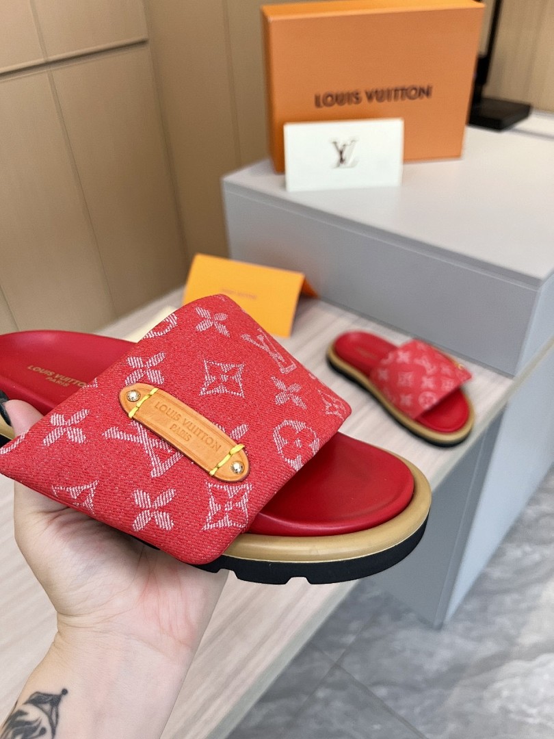 Louis Vuitton Velcro Slippers - Image 9