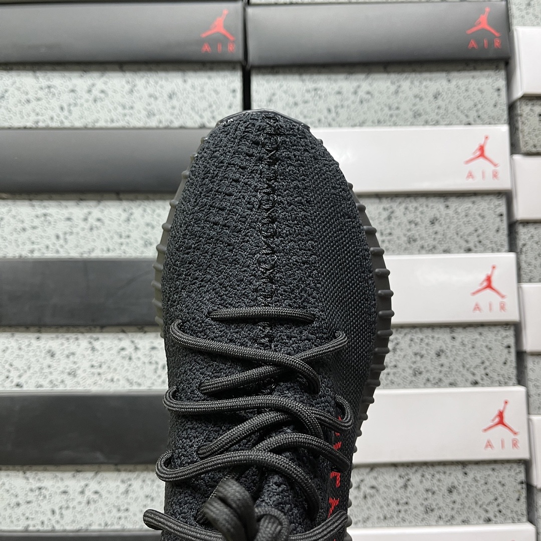 Adidas Yeezy Boost 350 V2 (Black Red) - Image 5