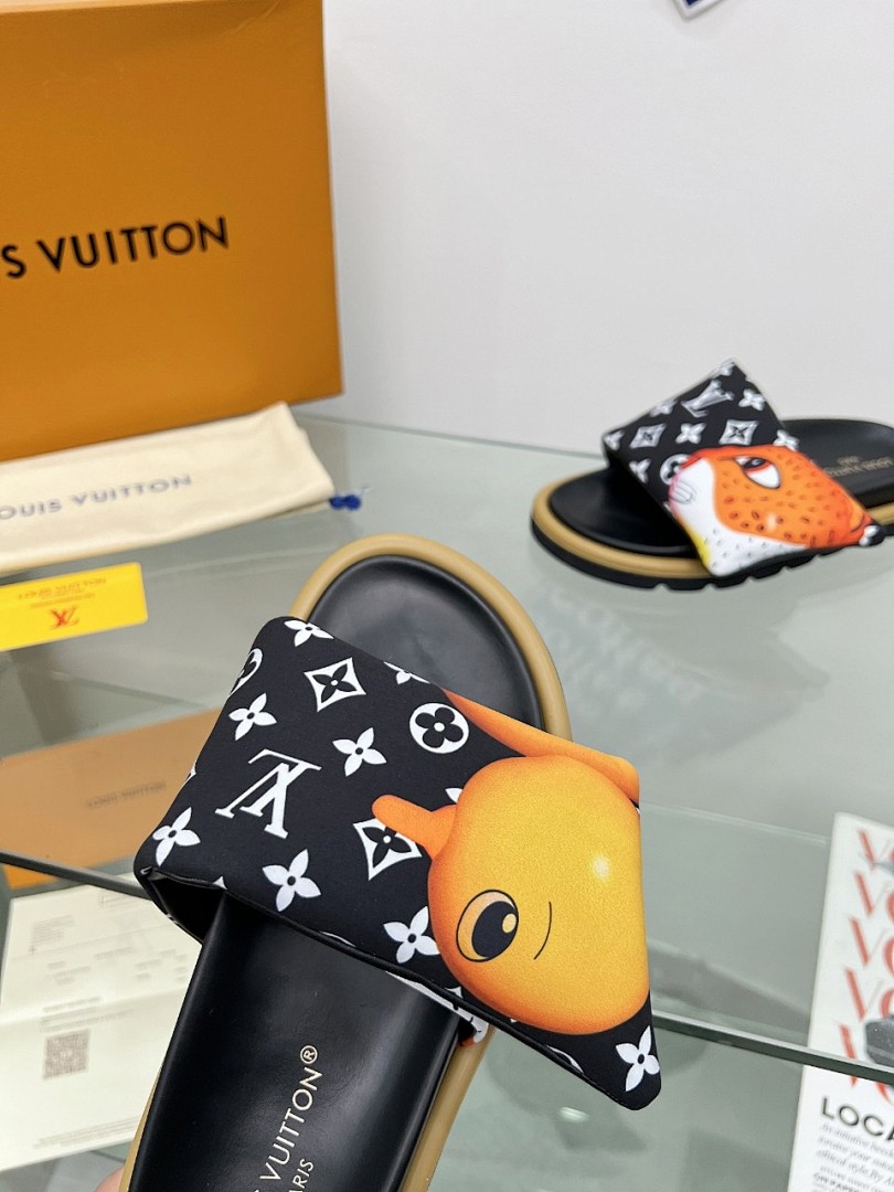 Louis Vuitton Velcro Slippers - Image 2