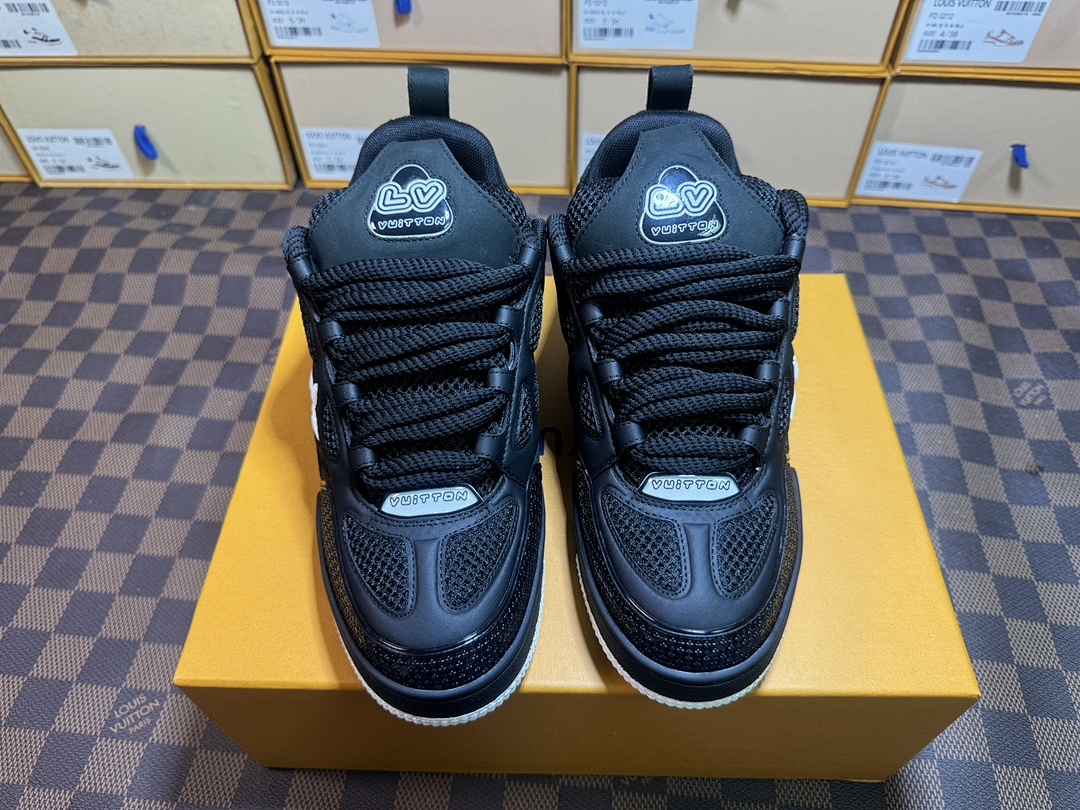 Louis Vuitton LV SkateBlack Sports Shoes - Image 9