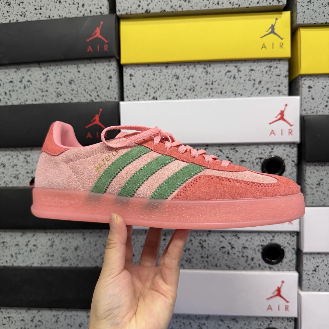 Adidas Gazelle Indoor Semi Pink Spark Preloved Scarlet - Image 5
