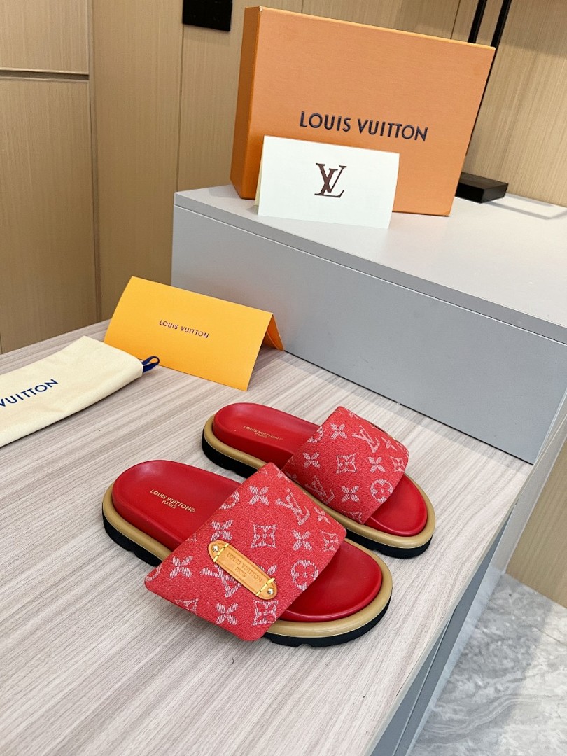 Louis Vuitton Velcro Slippers - Image 7