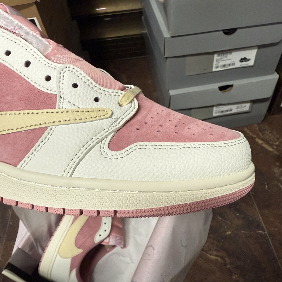 Nike Travis Scott X Air Jordan 1 Low "Shy (Pink") - Image 12